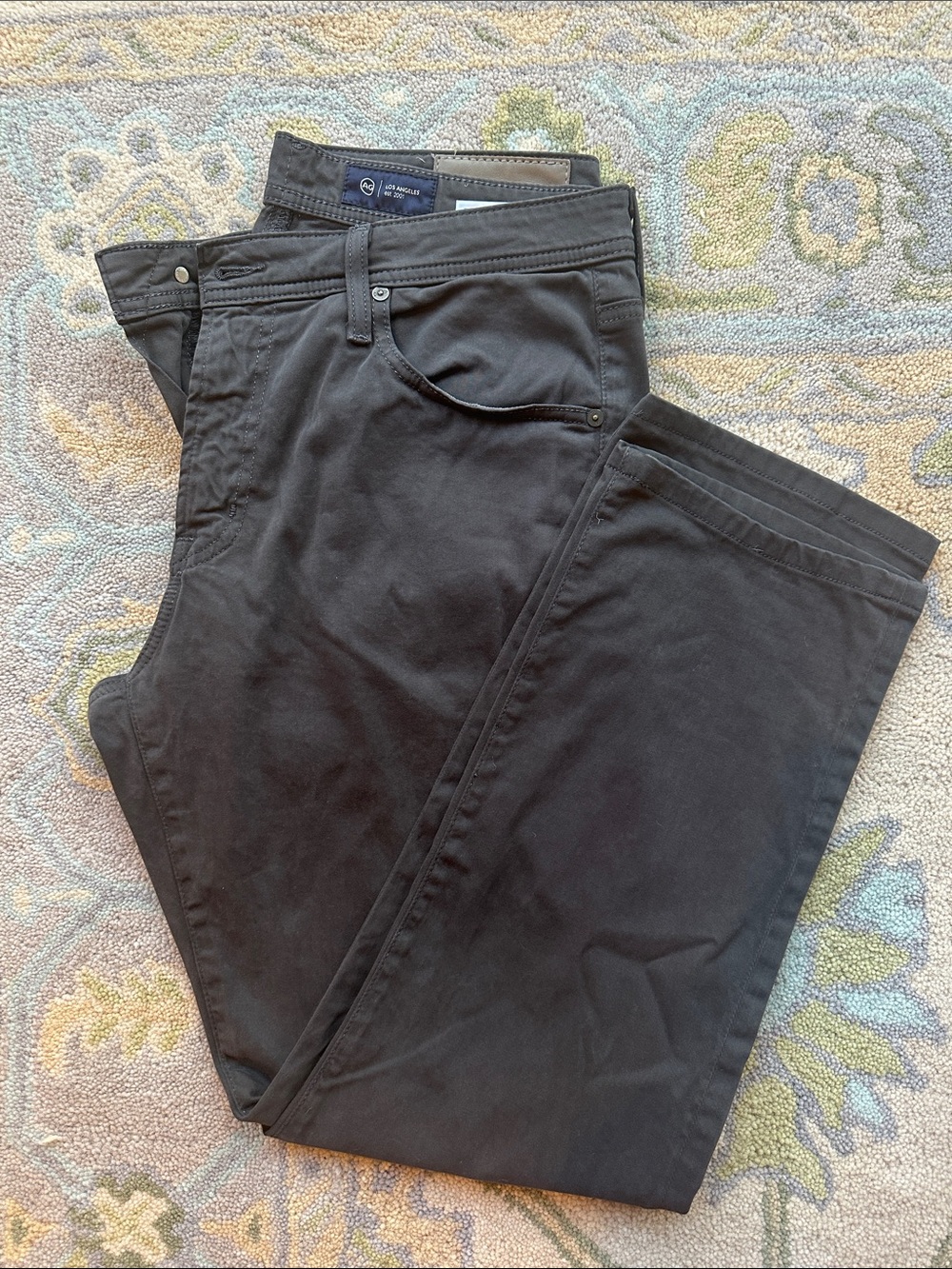 Ag Adriano Goldschmied Men’s Dark Grey Chinos